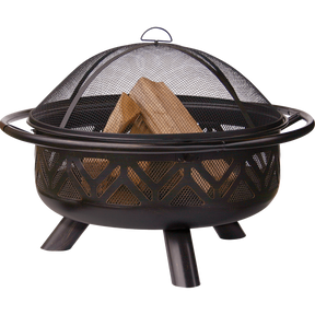 Endless Summer Oil Rubbed Bronze Outdoor Wood Burning Fire Pit