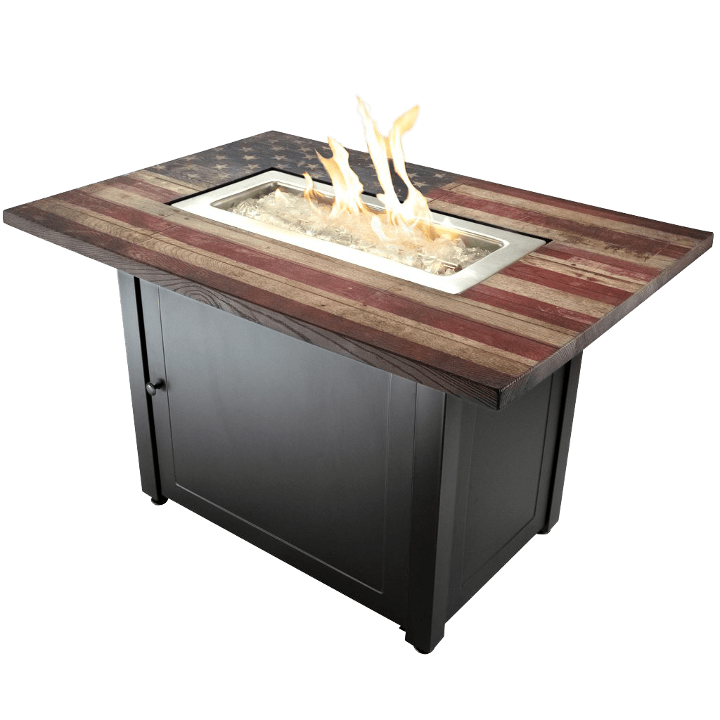 Endless Summer The Americana Rectangular LP Gas Outdoor Fire Pit - Main