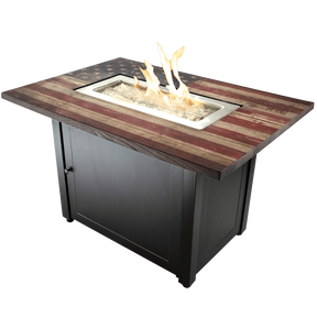 Endless Summer The Americana Rectangular LP Gas Outdoor Fire Pit - Main