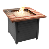 Endless Summer The Liberty Square LP Gas Outdoor Fire Pit - Main