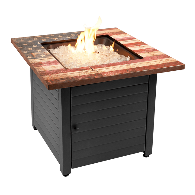 Endless Summer The Liberty Square LP Gas Outdoor Fire Pit - Main