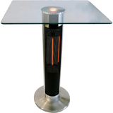 Ener-G+ 1500 Watt Electric Patio Heater w/ Glass Top Table