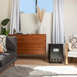 Enviroklenz UV-C Air Purifier Black - in living room