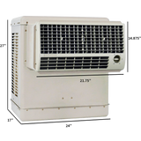 Essick Air N28W Window Evaporative Cooler - Dimensions