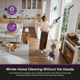 Eureka FlexReach Multi-Surface Upright Vacuum with HEPA Filtration - Infographic 1