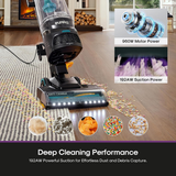 Eureka FlexReach Multi-Surface Upright Vacuum with HEPA Filtration - Infographic 2