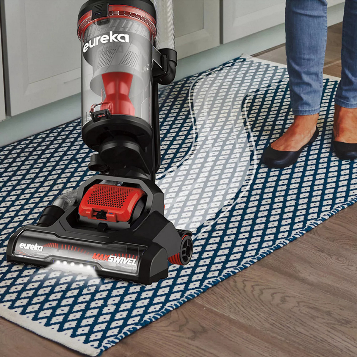 Eureka Max Swivel Pro Upright Vacuum with Pet Tool - Lifestyle 2