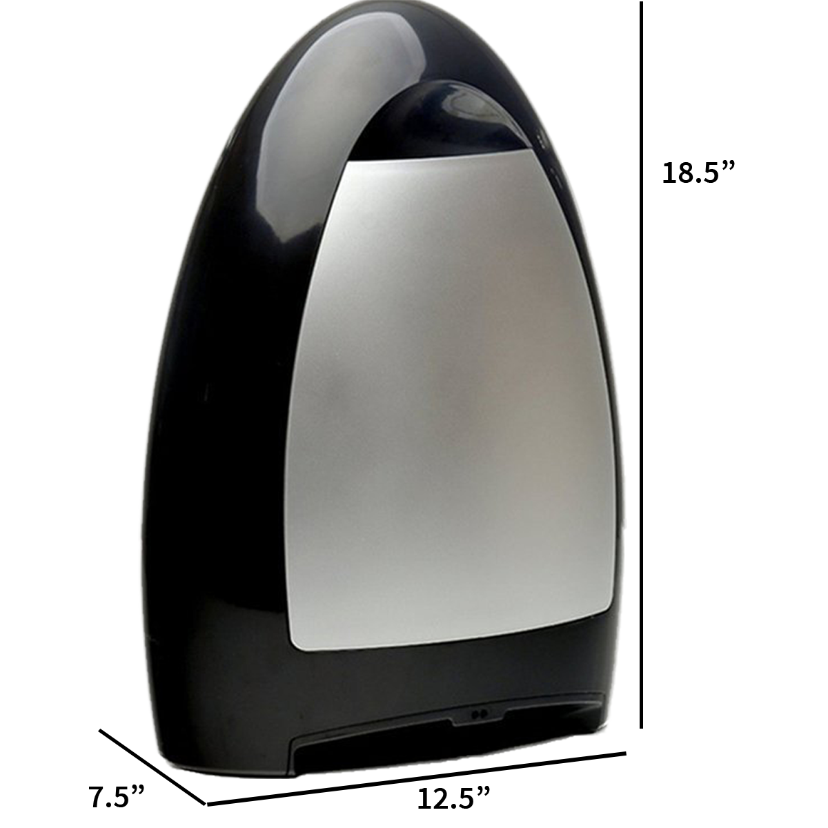 EyeVac Home Touchless Vauum - Dimensions