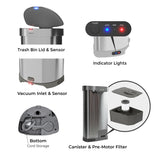 eyevac-plus-touchless-trash-can-vacuum - Parts