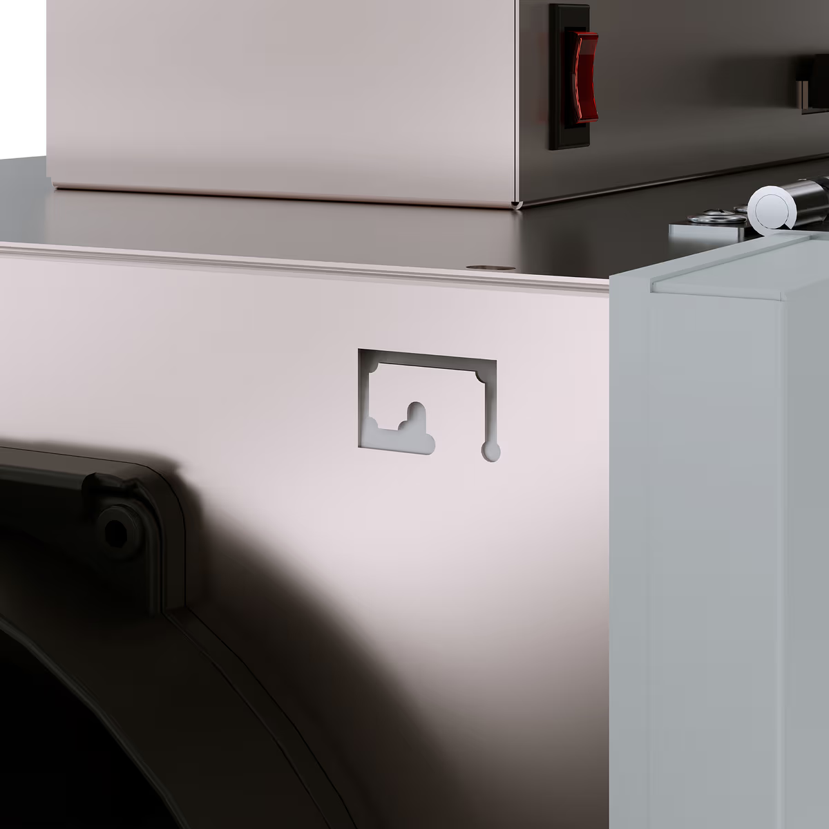 Fantech ATMO 150E - 200H Energy Recovery Ventilator - Hook Close-up