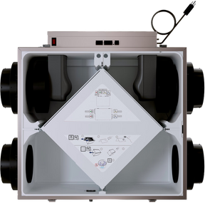 Fantech ATMO 200E Energy Recovery Ventilator - Cross-Section