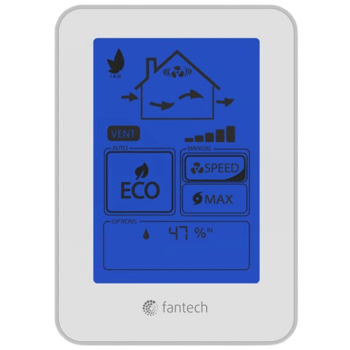 Fantech ECO-Touch IAQ Multi-Function Dehumidistat - Main