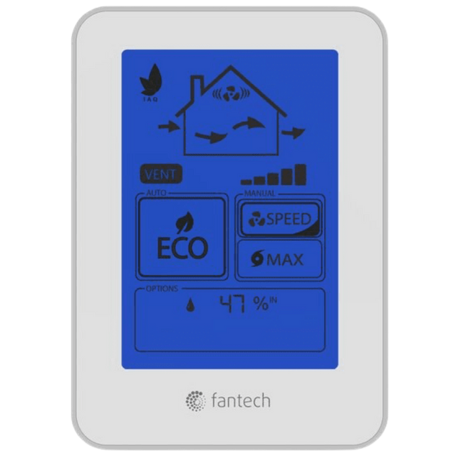 Fantech ECO-Touch IAQ Multi-Function Dehumidistat - Main