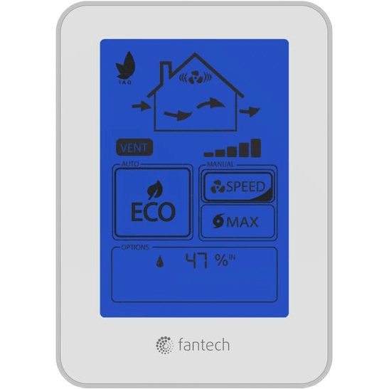 Fantech ECO-Touch IAQ Multi-Function Dehumidistat - Main