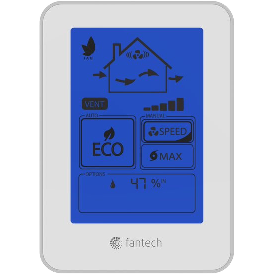 Fantech ECO-Touch IAQ Multi-Function Dehumidistat - Main