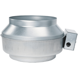 Fantech FG 10 EC 10-Inch Inline Centrifugal Duct Fan w/ EC Motor - Side