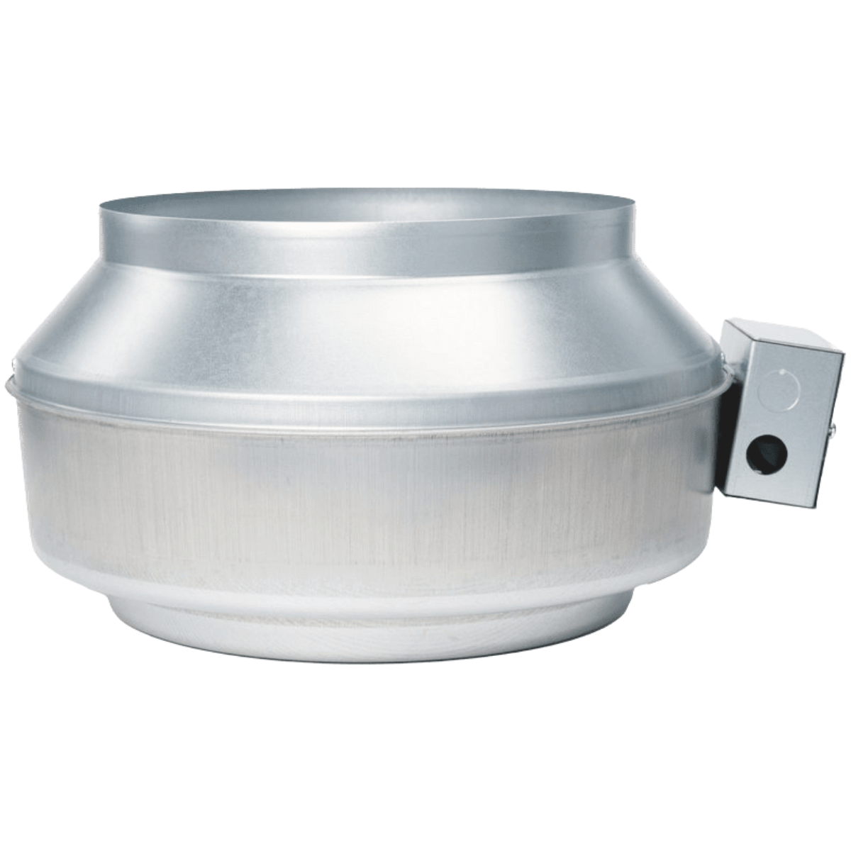 Fantech FG 12XL EC 12in. Inline Centrifugal Duct Fan w/ EC Motor - Side