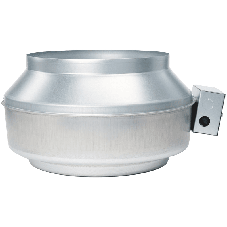 Fantech FG 12 EC 12in. Inline Centrifugal Duct Fan w/ EC Motor - Side