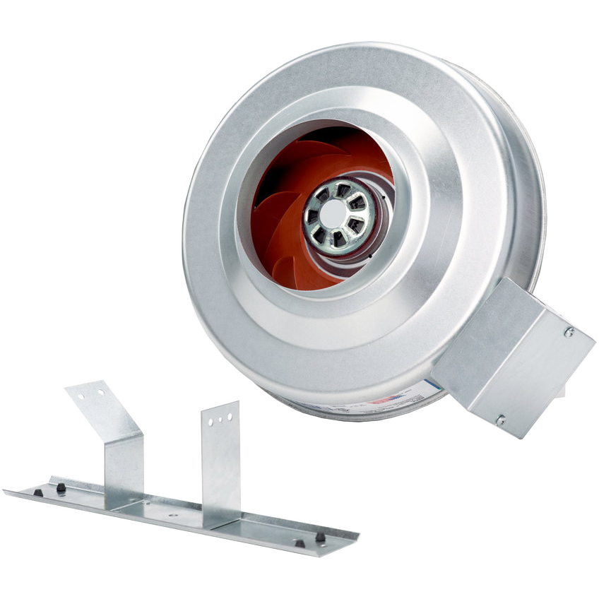 Fantech FG 6M EC 6-Inch Inline Centrifugal Duct Fan w/ EC Motor - Main