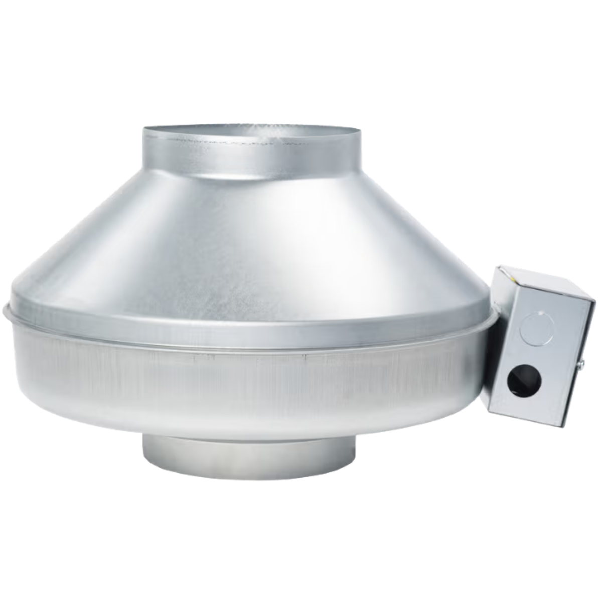 Fantech FG 6M EC 6in. Inline Centrifugal Duct Fan w/ EC Motor - Side