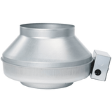 Fantech FG 8 EC 8in. Inline Centrifugal Duct Fan w/ EC Motor - Side