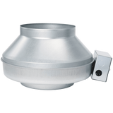 Fantech FG 8 EC 8-Inch Inline Centrifugal Duct Fan w/ EC Motor - Side