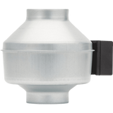 Fantech FG 4 4in. Inline Centrifugal Duct Fan - Side