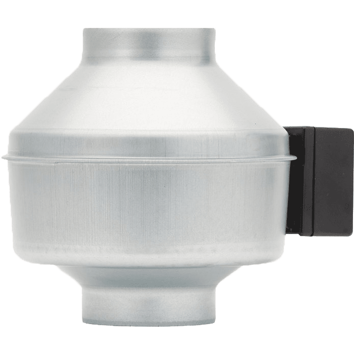 Fantech FG 4 4-Inch Inline Centrifugal Duct Fan - Side