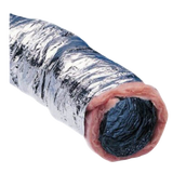 Fantech FIDT Fiberglass Insulated Silver Flex Duct - Close-up