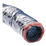 Fantech FIDT Fiberglass Insulated Silver Flex Duct - Close-up