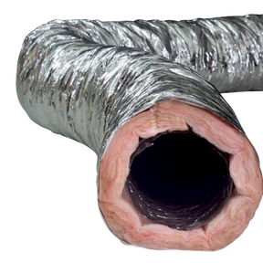 Fantech FIDT Fiberglass Insulated Silver Flex Duct - Main