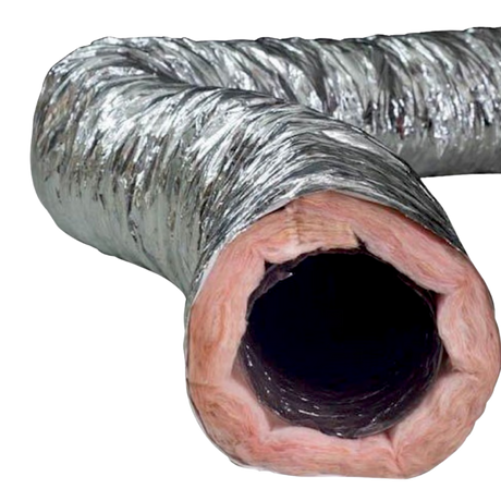 Fantech FIDT Fiberglass Insulated Silver Flex Duct - Main