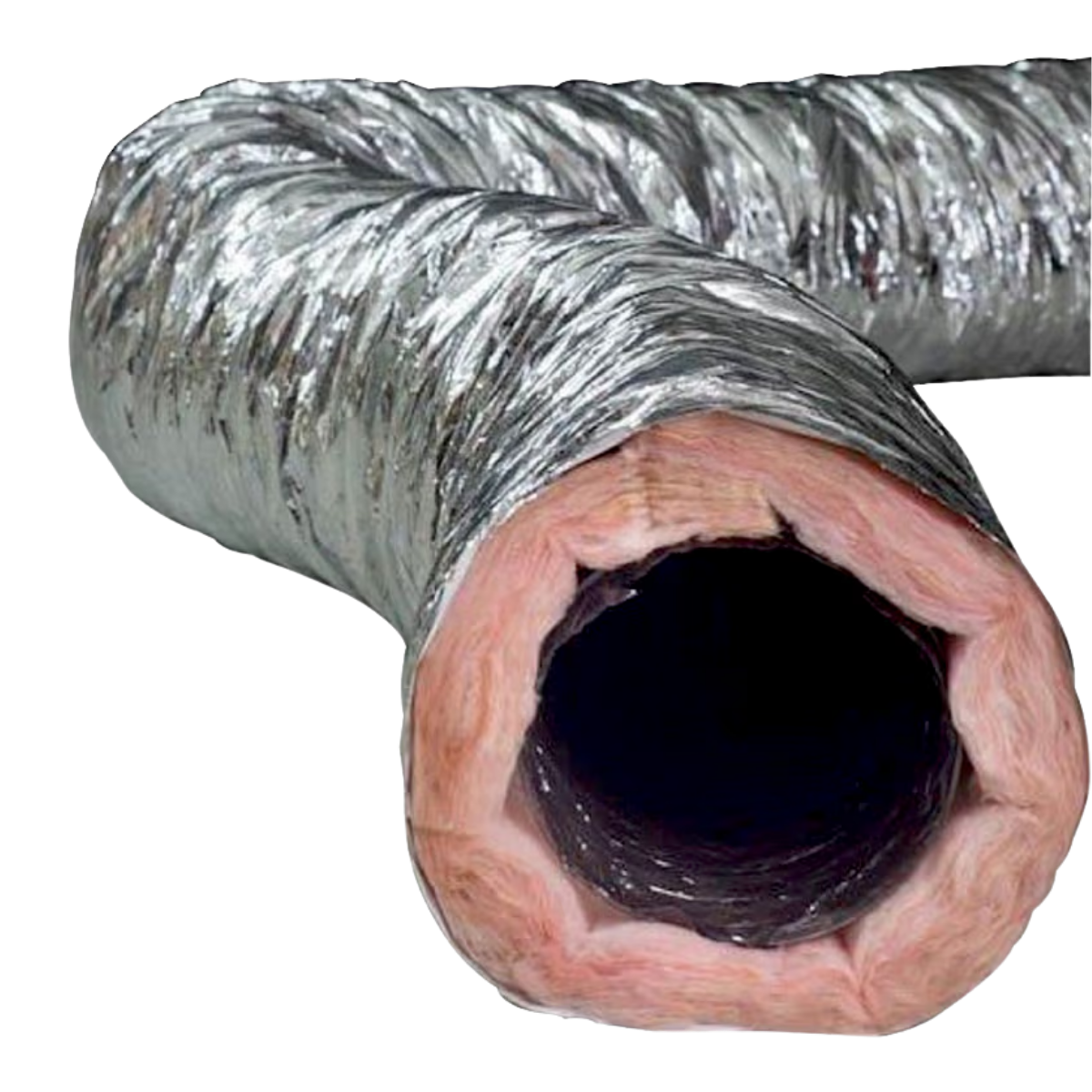 Fantech FIDT Fiberglass Insulated Silver Flex Duct - Main