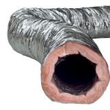 Fantech FIDT6 Fiberglass Insulated Silver Flex Duct - Main