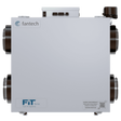 Fantech FIT 120E-D-EC-M 129 CFM Low Profile Mirrored Energy Recovery Ventilator w/ Shut-Off Damper - Main