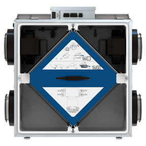 Fantech FIT 120E Series Low Profile Energy Recovery Ventilator - Back