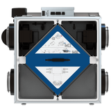 Fantech FIT 120E Series Low Profile Energy Recovery Ventilator w/ Shut-off Damper - Back