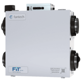 Fantech FIT 120E Series Low Profile Energy Recovery Ventilator w/ Shut-off Damper - Front