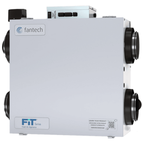 Fantech FIT 120E Series Low Profile Energy Recovery Ventilator w/ Shut-off Damper - Front