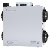Fantech FIT 120E Series Low Profile Energy Recovery Ventilator w/ Shut-off Damper - Front