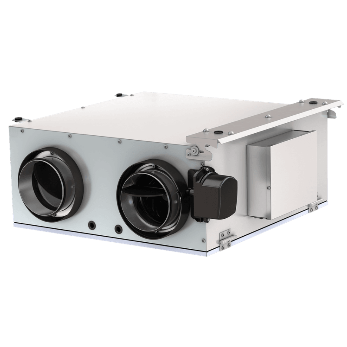 Fantech FIT 120E Series Low Profile Energy Recovery Ventilator w/ Shut-off Damper - Horizontal