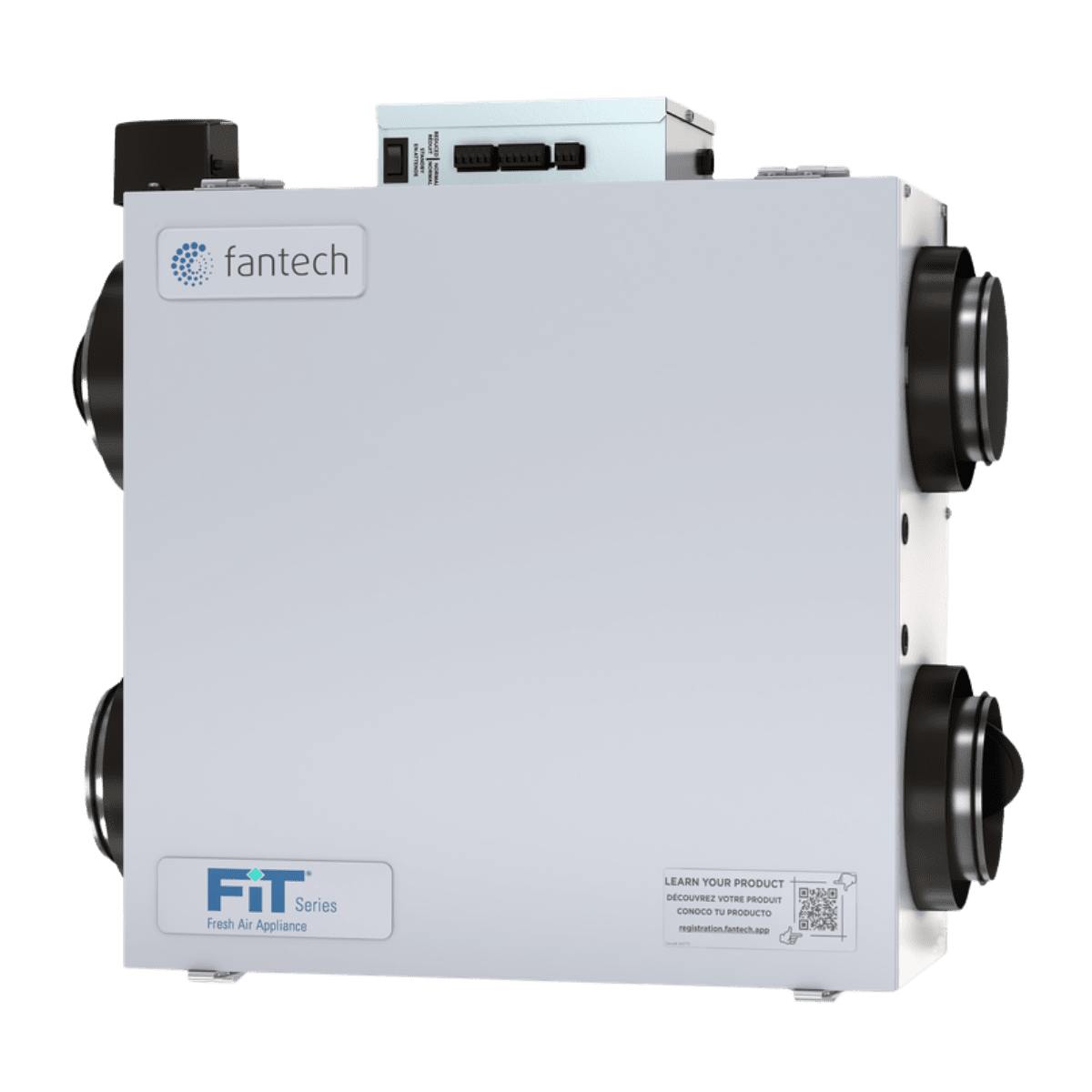 Fantech FIT 80E-M 78 CFM Low Profile Mirrored ERV - Main
