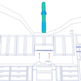 Fantech FKD 10 10-Inch Mixed Flow Inline Duct Fan - Graphic