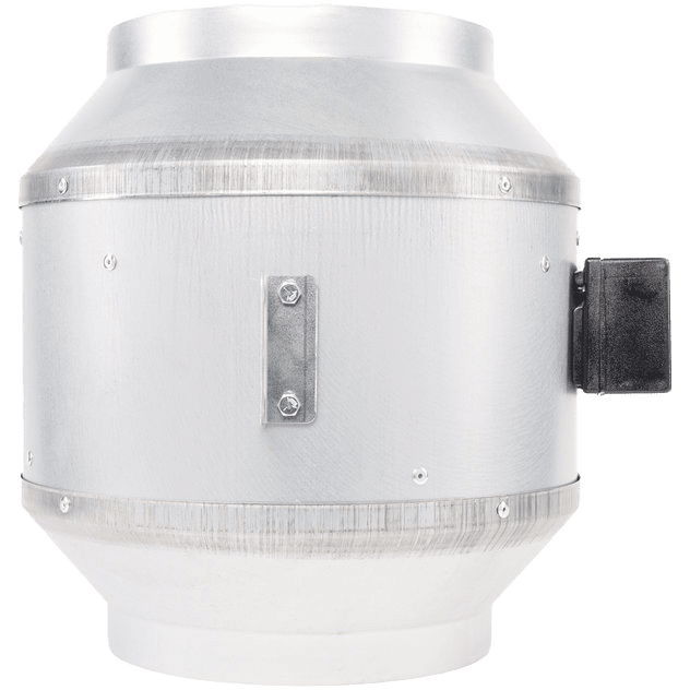 Fantech FKD 10 10-Inch Mixed Flow Inline Duct Fan - Side