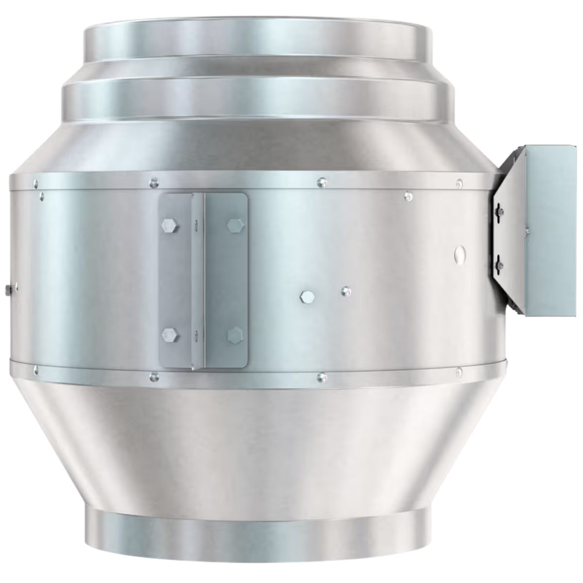 Fantech FKD 14 14in. Mixed Flow Inline Duct Fan XL - Side