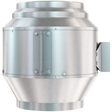 Fantech FKD 16 16in. Mixed Flow Inline Duct Fan XL - Side