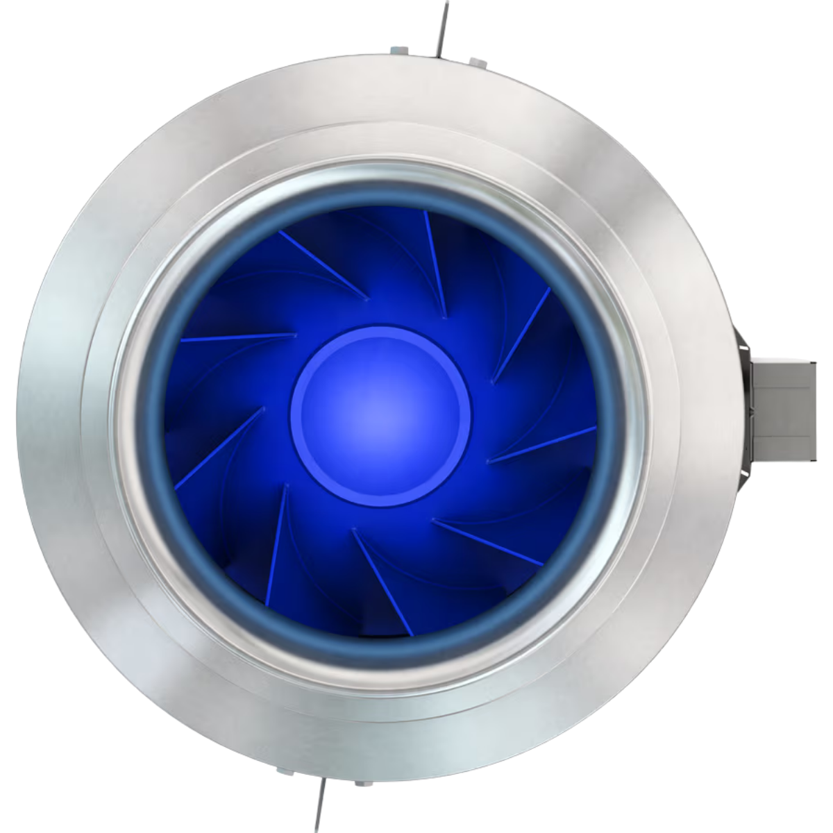 Fantech FKD 18 18in. Mixed Flow Inline Duct Fan Small - Front