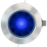 Fantech FKD 18 18in. Mixed Flow Inline Duct Fan Small - Front