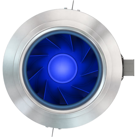 Fantech FKD 18 18in. Mixed Flow Inline Duct Fan Small - Front