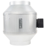 Fantech FKD 8 XL 8in. Mixed Flow Inline Duct Fan - Side